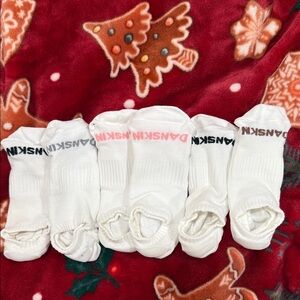 Danskin White Ankle Socks (free with purchase)